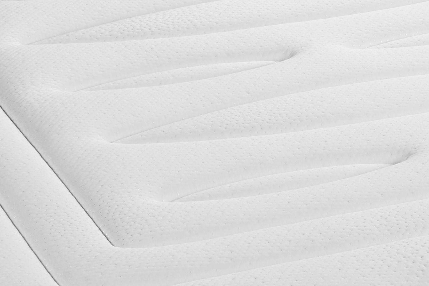 MATRATZE Nottingham Memory-Schaum 80 x 200 cm h3 - Weiß, Textil (80/200cm) - ROYAL PALACE BEDDING
