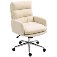 ERGONOMISKA snurrstolar med gungfunktion och armstöd, krämvita - Multicolor, Metall (58/99/67cm) - SHOPENTRA