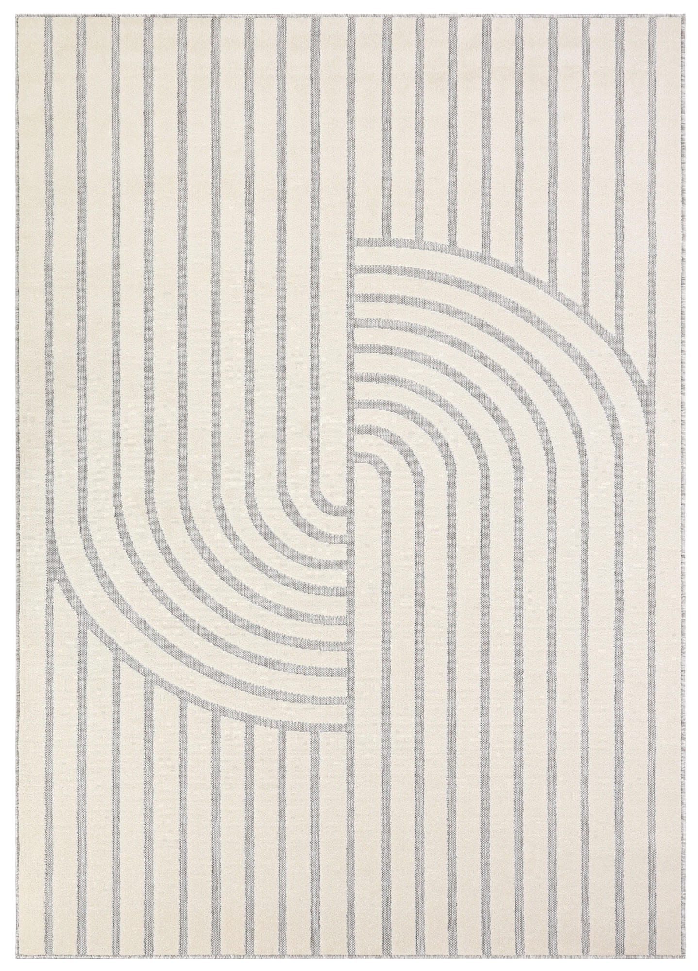 TEPPICH PATIO GRAU 180/270 cm - Grau, Textil (180/270cm) - Tapiso