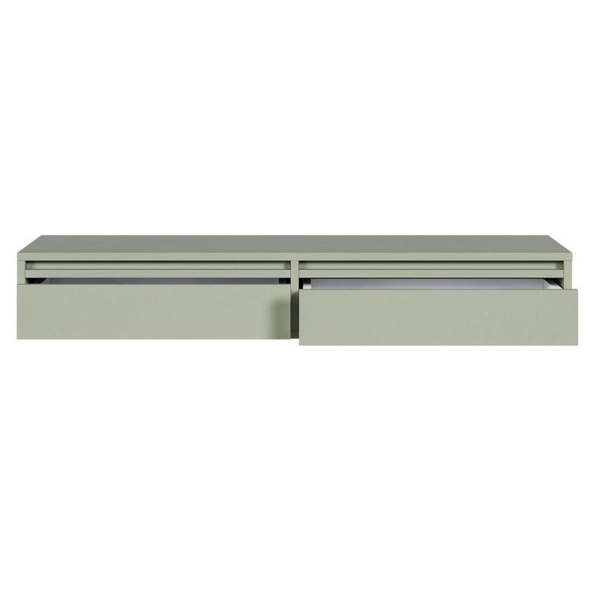 SCHMINKTISCH Evo Salbeigrün 110 cm - Salbeigrün, Holzwerkstoff (110/17/38.5cm) - Selsey