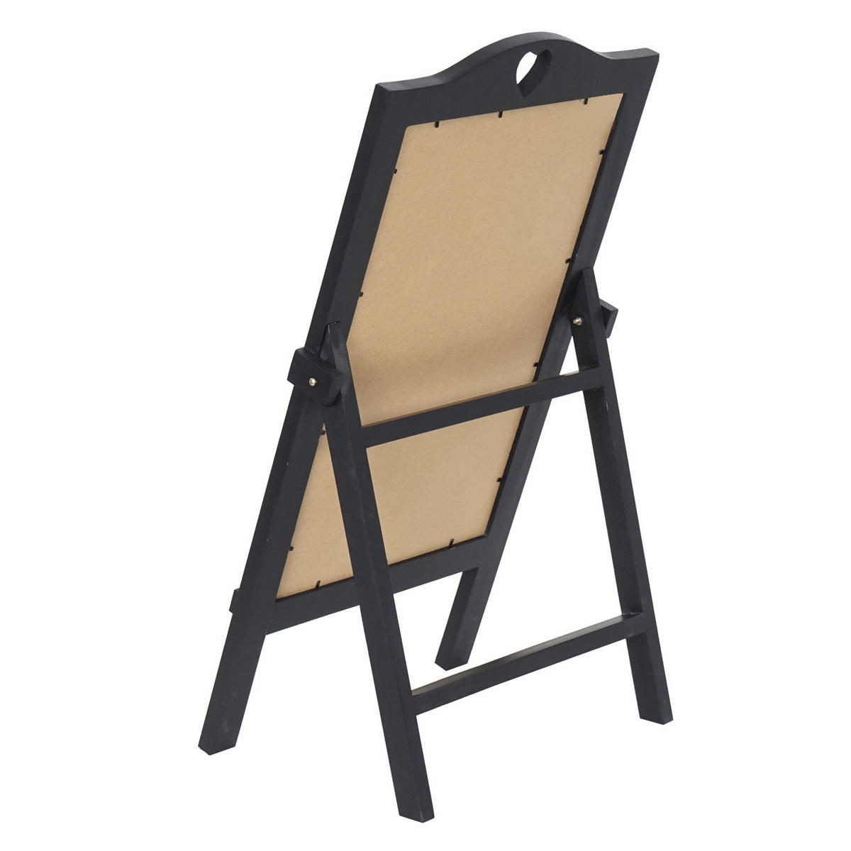 WERBETAFEL 66x39x33cm Schwarz lackiertKundenstopper Dekotafel - Schwarz, Holz (39/66/33cm) - PROREGAL