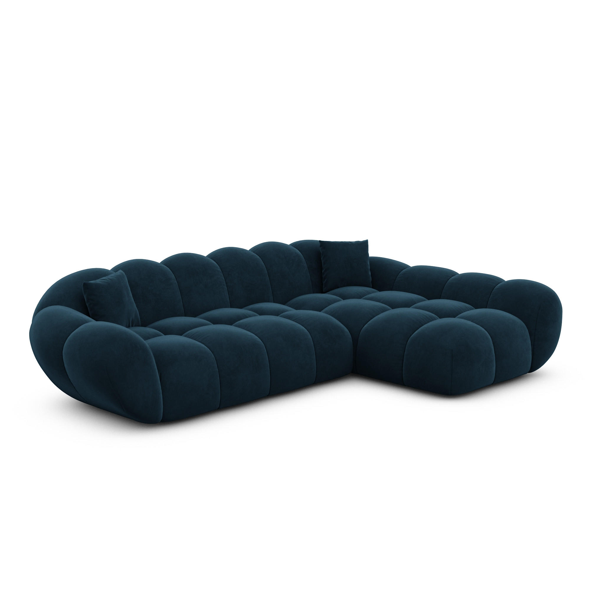 Varoyal Ecksofa Dunkelblau 265x160 cm