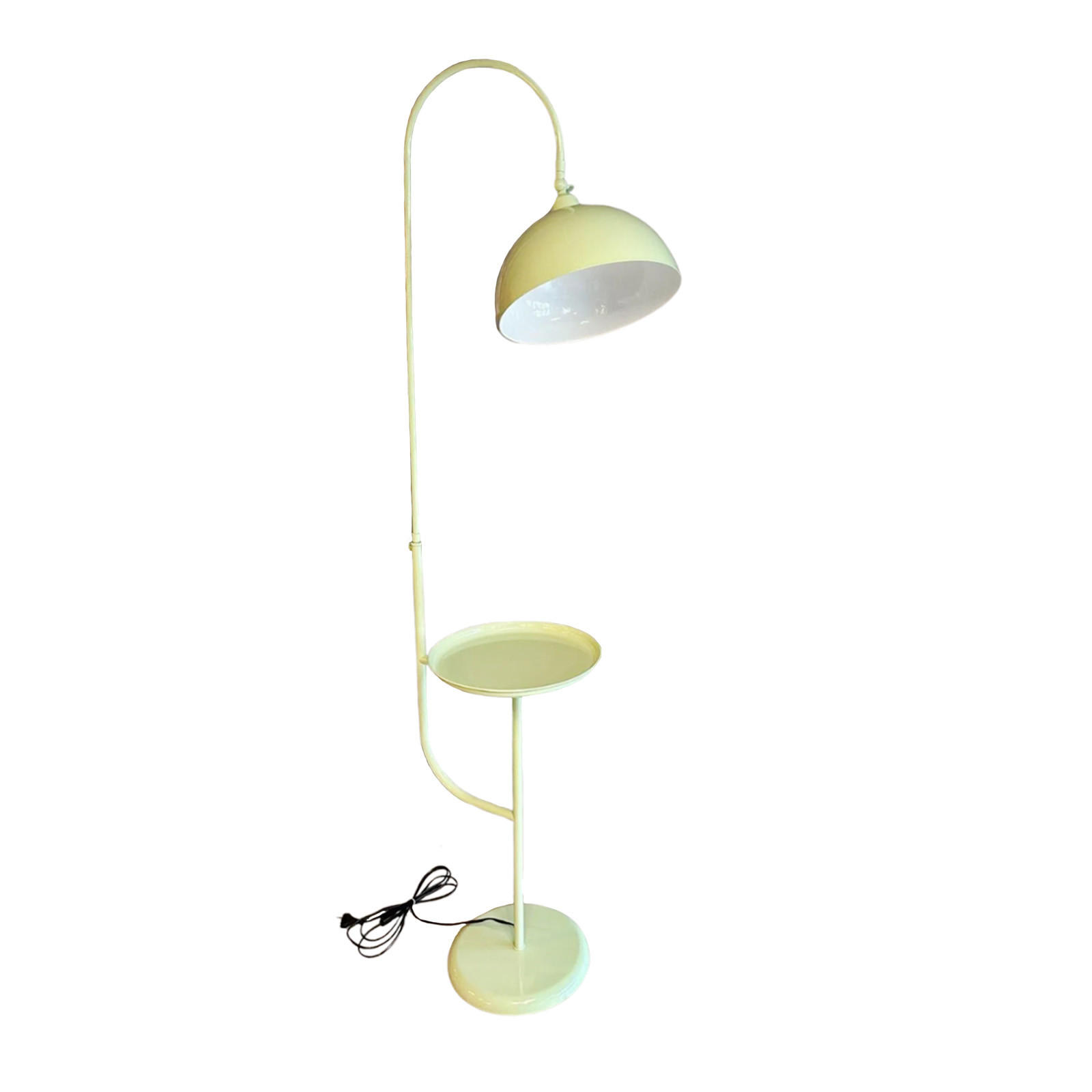 STEHLAMPE Gorkiede aus Metall mit Dimmer und Ablage - Mintgrün, Metall (37/37/170cm) - Bamyum