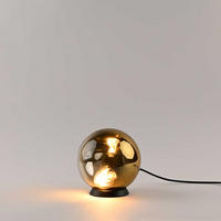 TISCHLAMPE Orb Gold Verlauf Ø 20cm - Goldfarben, Glas (20/20cm) - s.luce