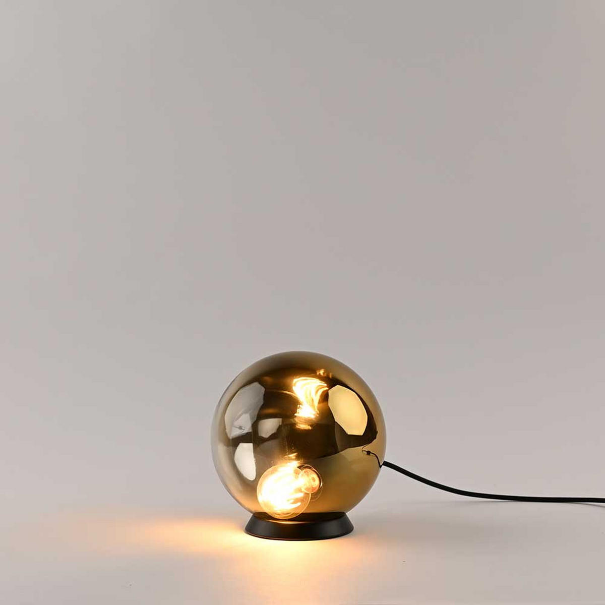 TISCHLAMPE Orb Gold Verlauf Ø 20cm - Goldfarben, Glas (20/20cm) - s.luce