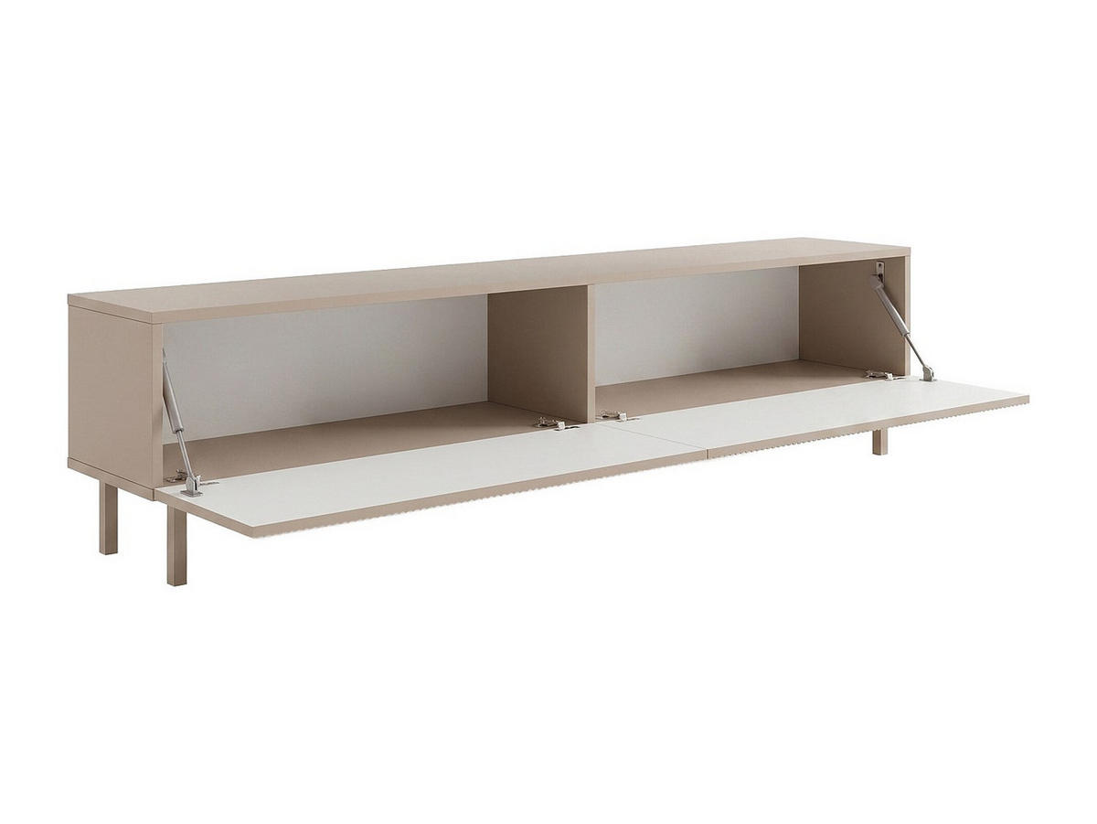 TV-BOARD - 180 cm x 31.6 cm - holz - beige Zumeya - Beige, Holz (180/43.5/31.6cm) - Vente-Unique