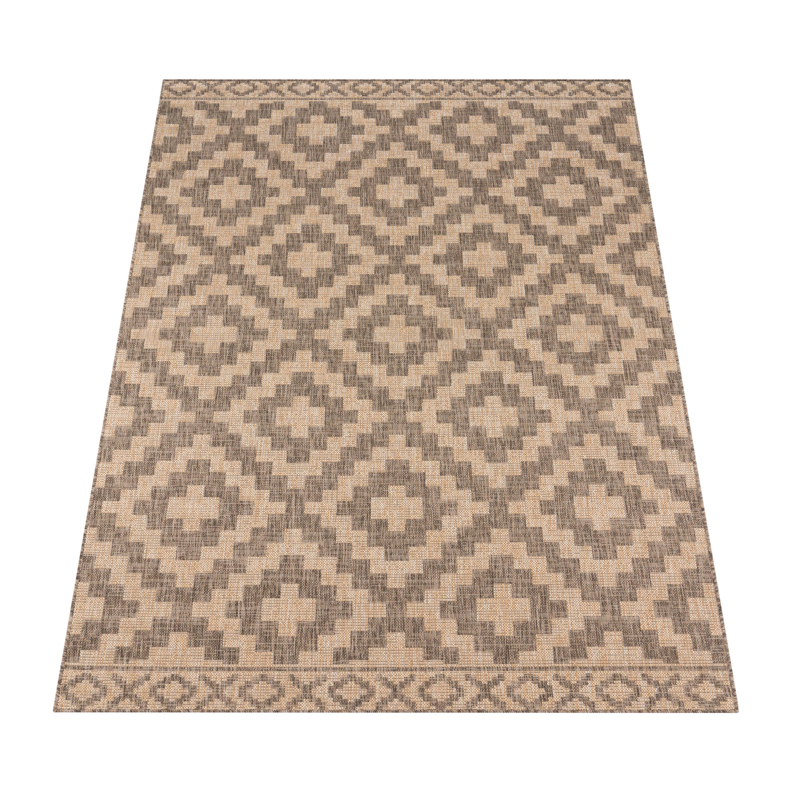 OUTDOORTEPPICH 120/160 cm Modena 222 - Beige, Textil (120/160cm) - Paco Home
