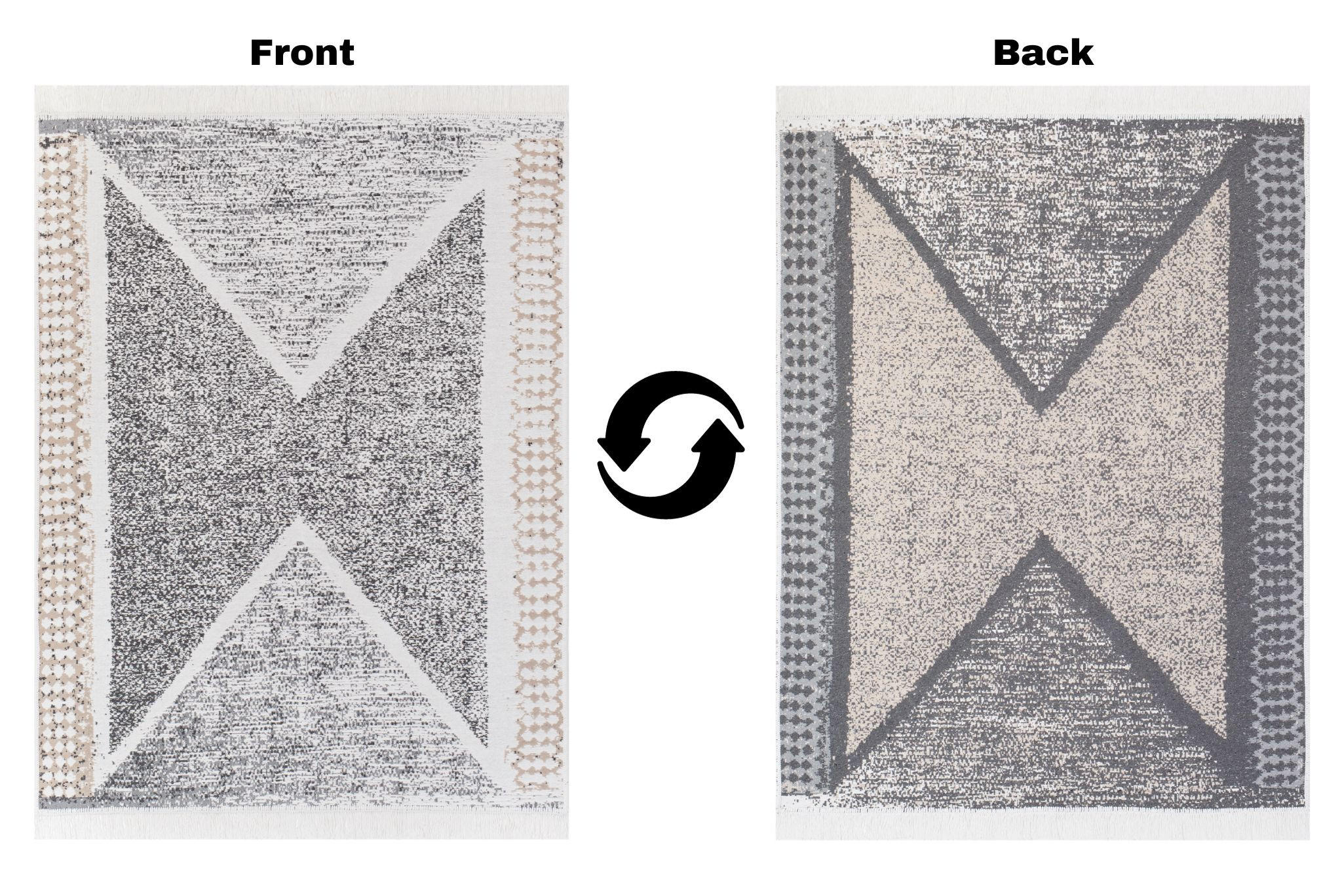 Thumbnail - Tapiso Teppich, Grau, Textil, 80x300 cm, Teppiche & Böden, Teppiche