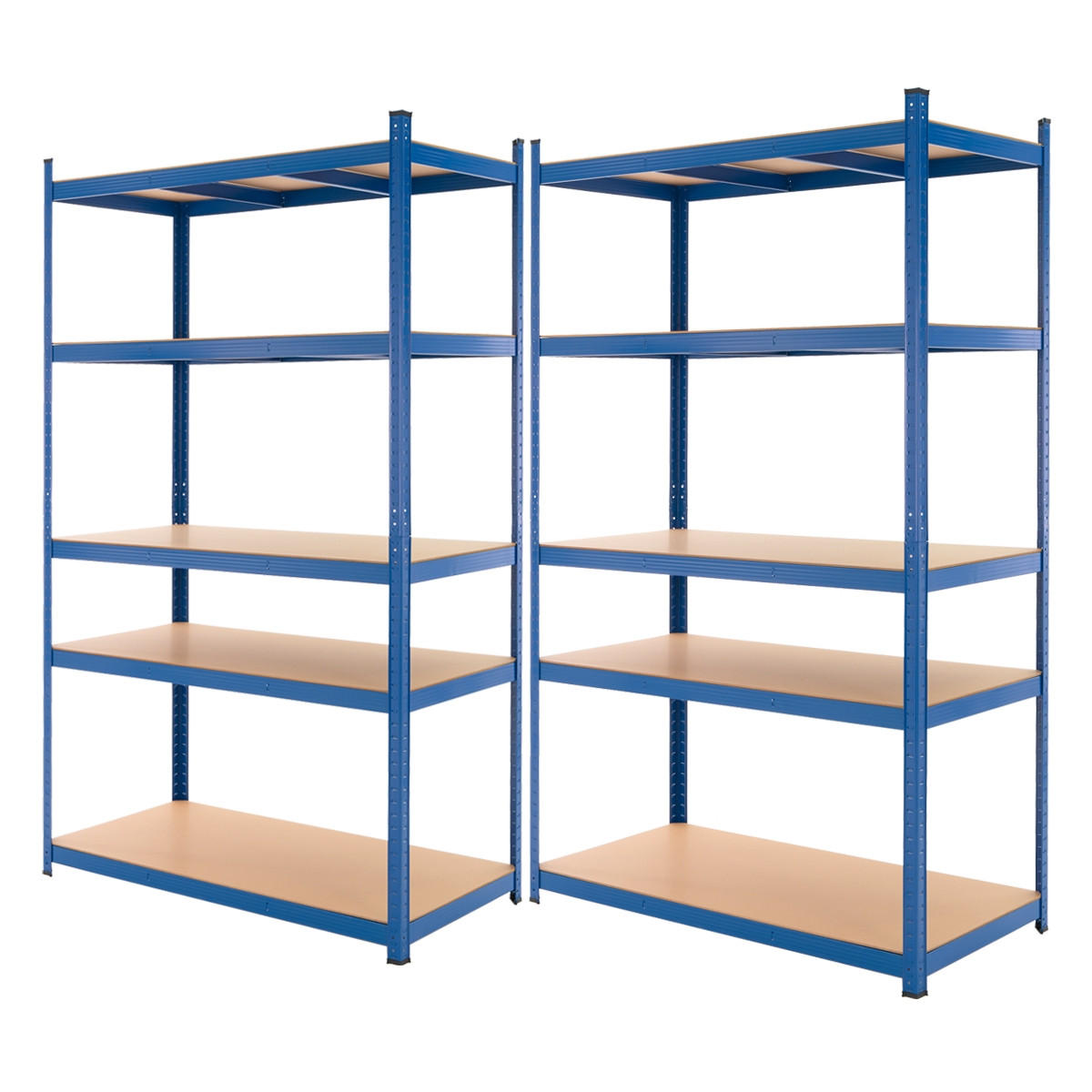 LAGERREGAL 2er Set - Blau, Metall (60/200/100cm) - ECD-Germany