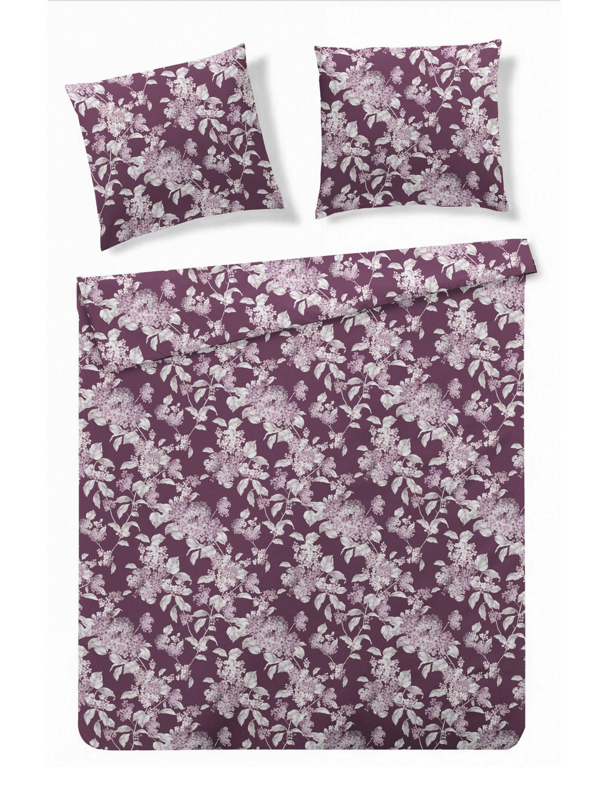 BETTWÄSCHE Cynthia - Violett, Textil (200/220cm) - home&you