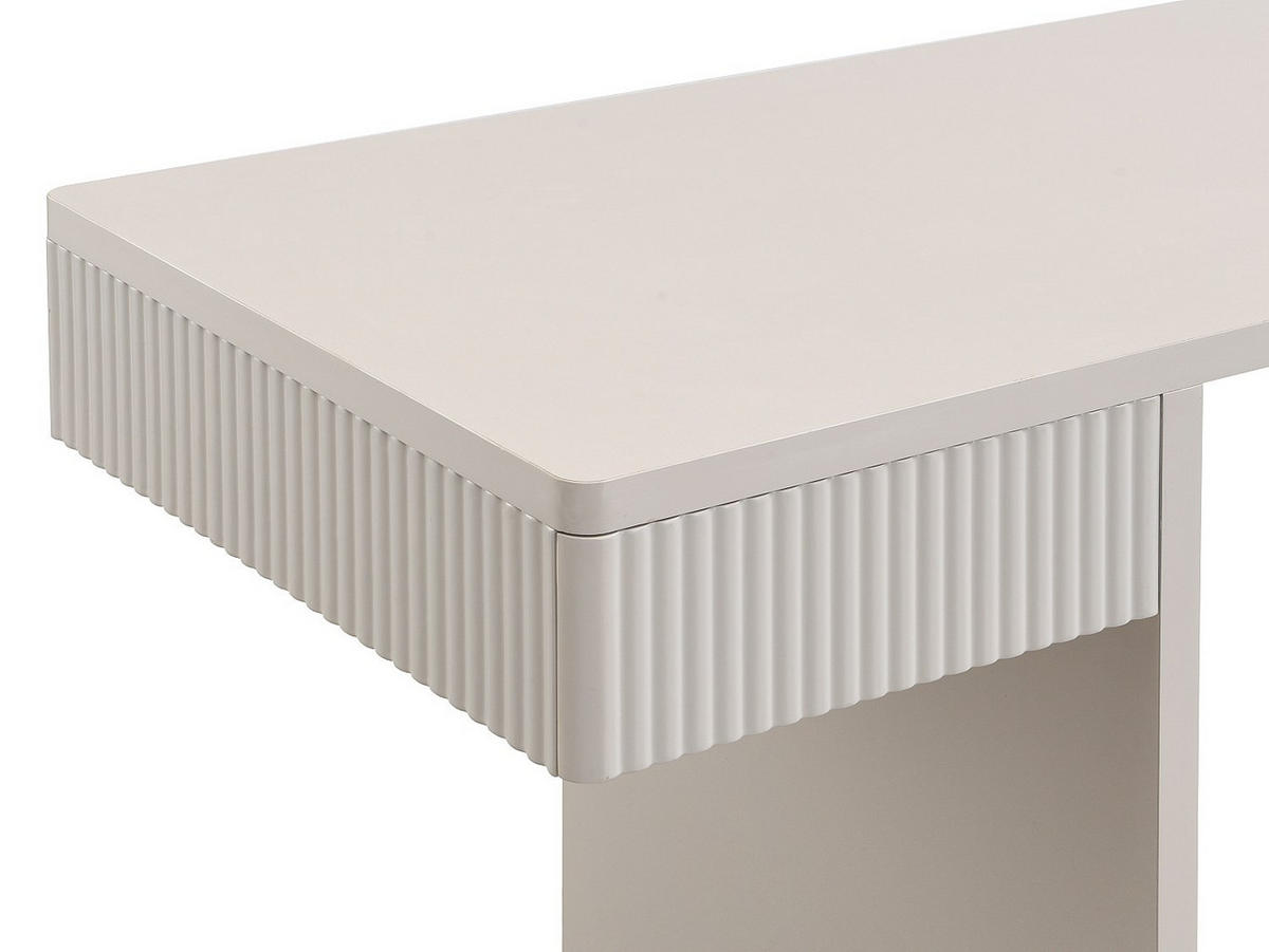 SCHREIBTISCH - 160 cm x 60 cm - holz - beige Prylo - Beige, Holz (60/160/75.5cm) - Vente-Unique