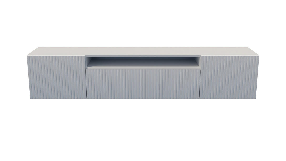 LOWBOARD CIRA-W - 200 x 40 x 41 cm - Weiß, Holzwerkstoff (200/40/41cm) - ALTDECOR