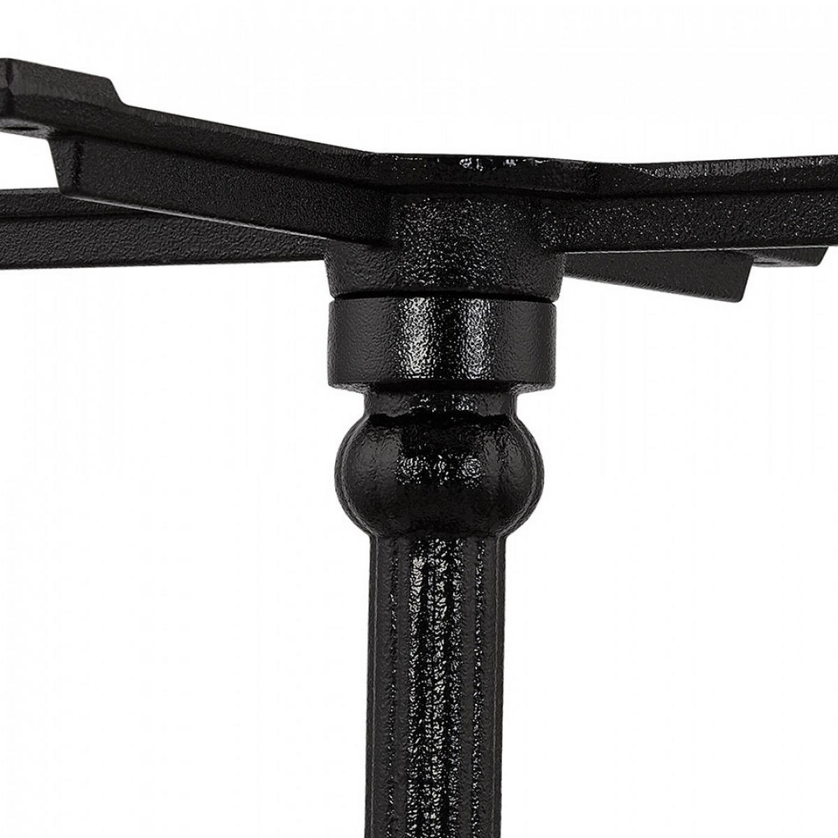 TISCHGESTELL Schwarz 52x52x108 cm - Schwarz, Metall (52/109/52cm) - AlterEgo