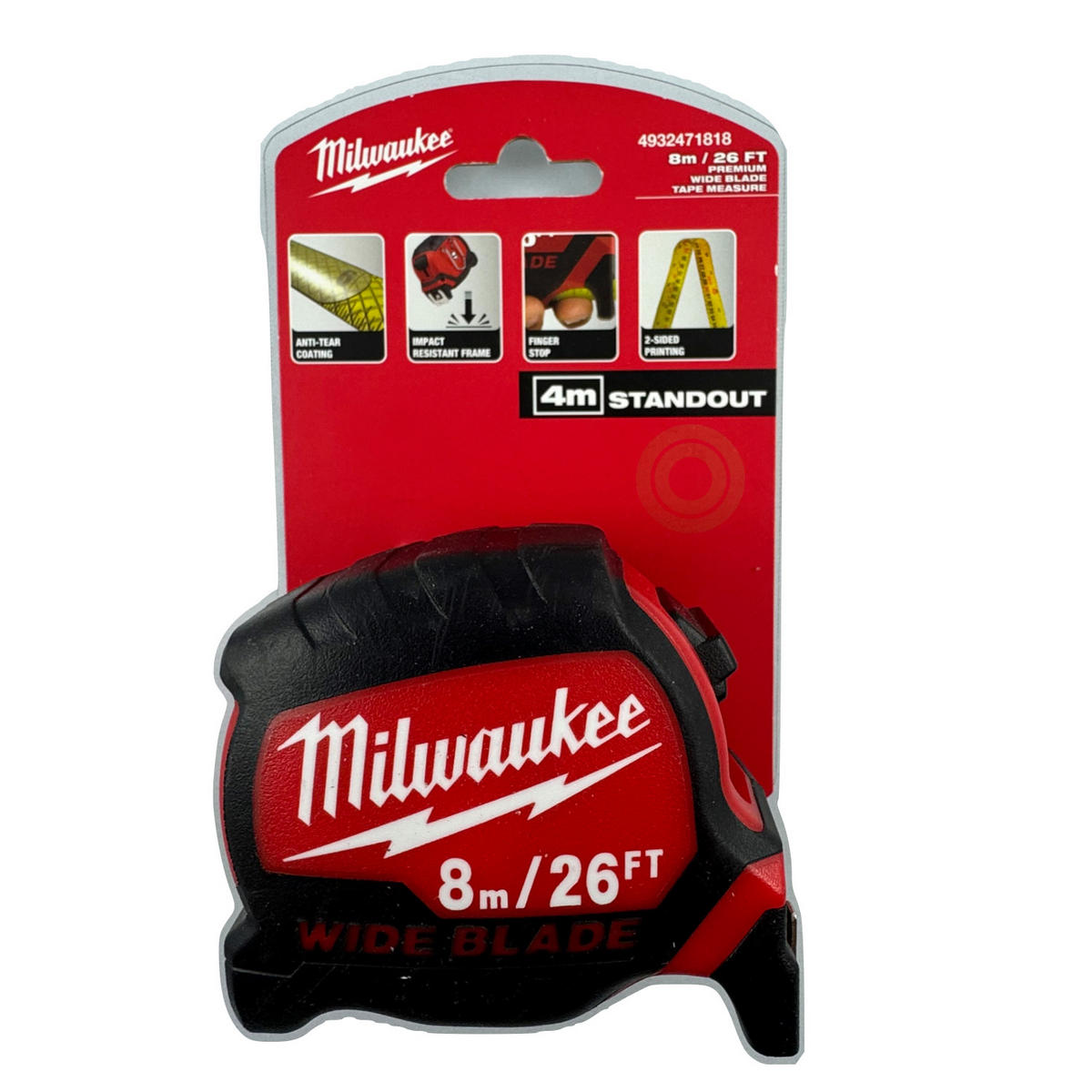 BANDMASS PREMIUM 8m/33mm 4932471818 - Multicolor, Kunststoff (16/10/7cm) - Milwaukee