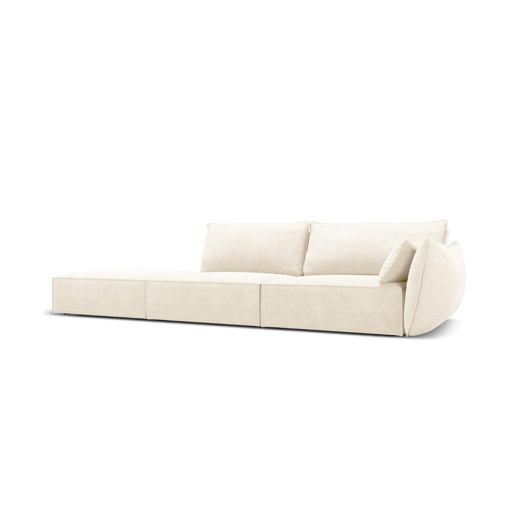 Thumbnail - Micadoni Linkes-Sofa, Creme, Textil, 4-Sitzer, 110x85x264 cm, Hergestellt in Europa, Oeko-Tex®, Wohnzimmer, Sofas & Couc...