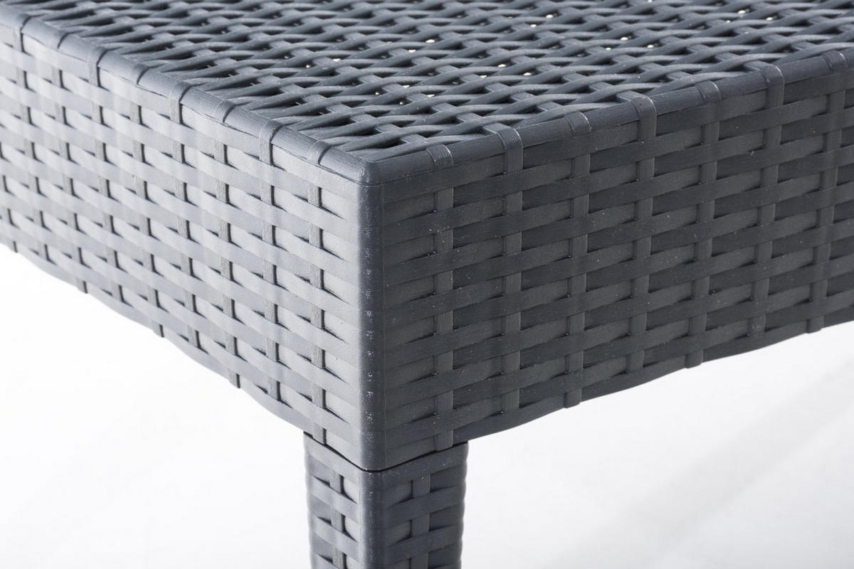 GARTENTISCH/BEISTELLTISCH Mian dunkelgrau - Grau, Kunststoff (45/45/45cm) - TPFGarden