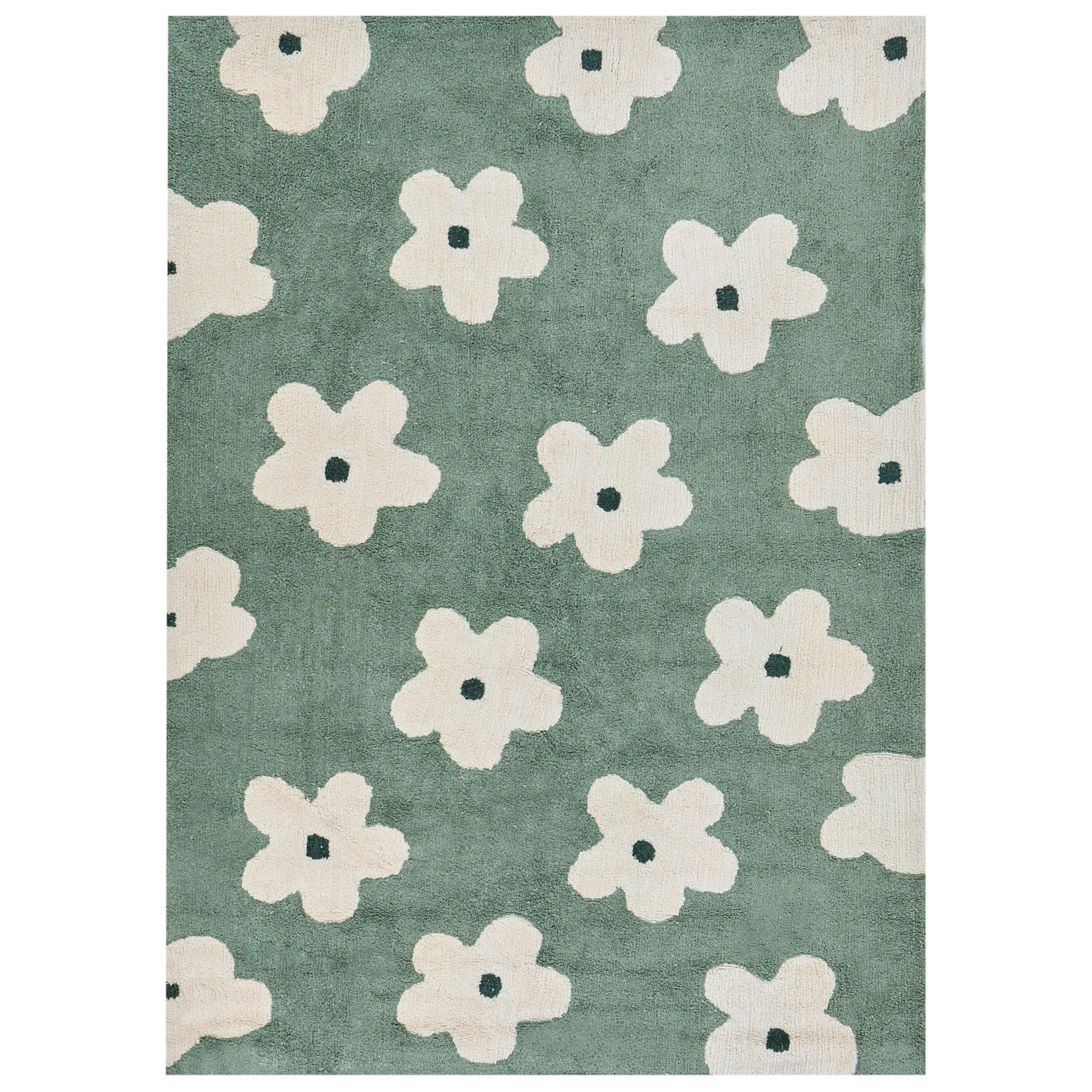 DĚTSKÝ KOBEREC Zelený 160/230 cm Bavlna Mokhva - zelená barva, textil (160/230cm) - Beliani