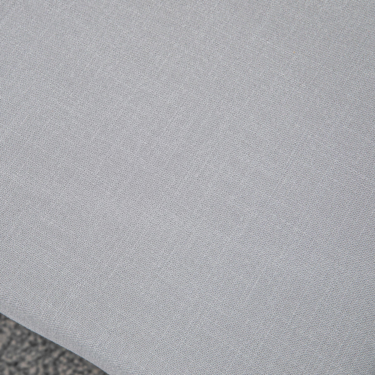 FUSSBANK, Fußhocker, Polsterhocker, Grau - Grau, Kunststoff (38/42/68cm) - HOMCOM