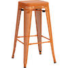 BARHOCKER Metall orange - Orange, Metall (43/77/43cm) - CLP