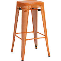 BARHOCKER Metall orange - Orange, Metall (43/77/43cm) - CLP
