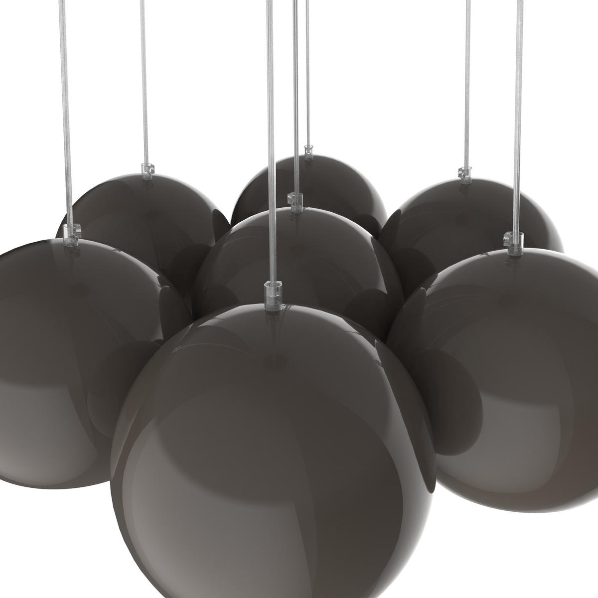 HÄNGELEUCHTE - Graubraun, Metall (25/25/20cm) - Lumicom