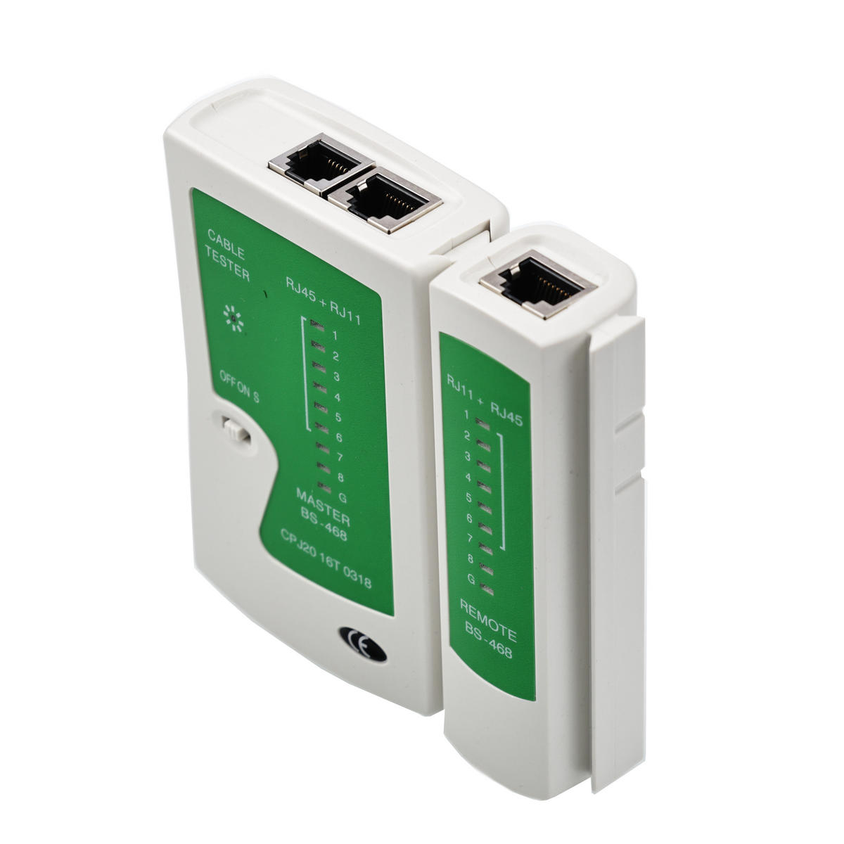 CRIMPZANGE Universal 10-in-1 Set - 146-tlg., Kabeltester RJ9/11/12/45, RJ45 20 St, 100 Kabelbinder - Multicolor, Kunststoff/Metall (27/15/6cm)