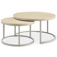 COUCHTISCHSET TOURS 2er Set cappuccino - Kaschmir, Holzwerkstoff (80/80/45cm) - IDIMEX