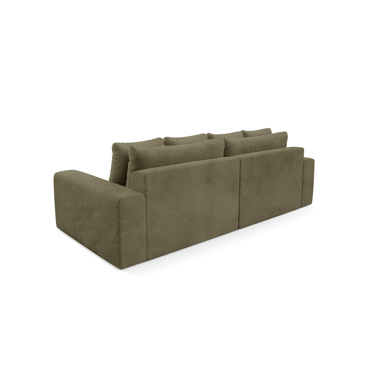 SOFA Paola 3 Sitzplätze Grün - Grün, Holz (272/86/120cm) - Petits-meubles