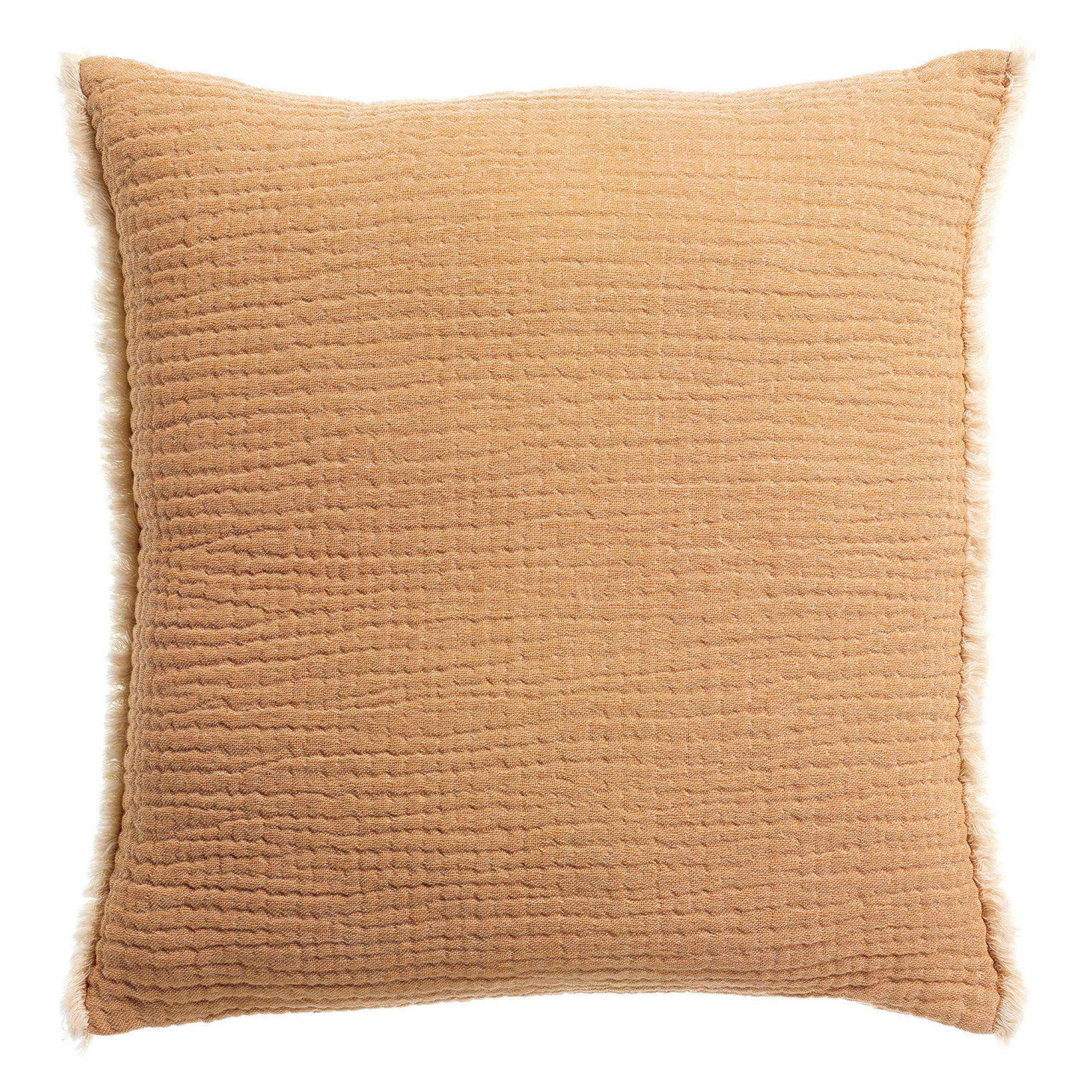 KISSEN Emilio karamell 45 x 45 cm - Hellbraun, Textil (45/45cm) - Vivaraise