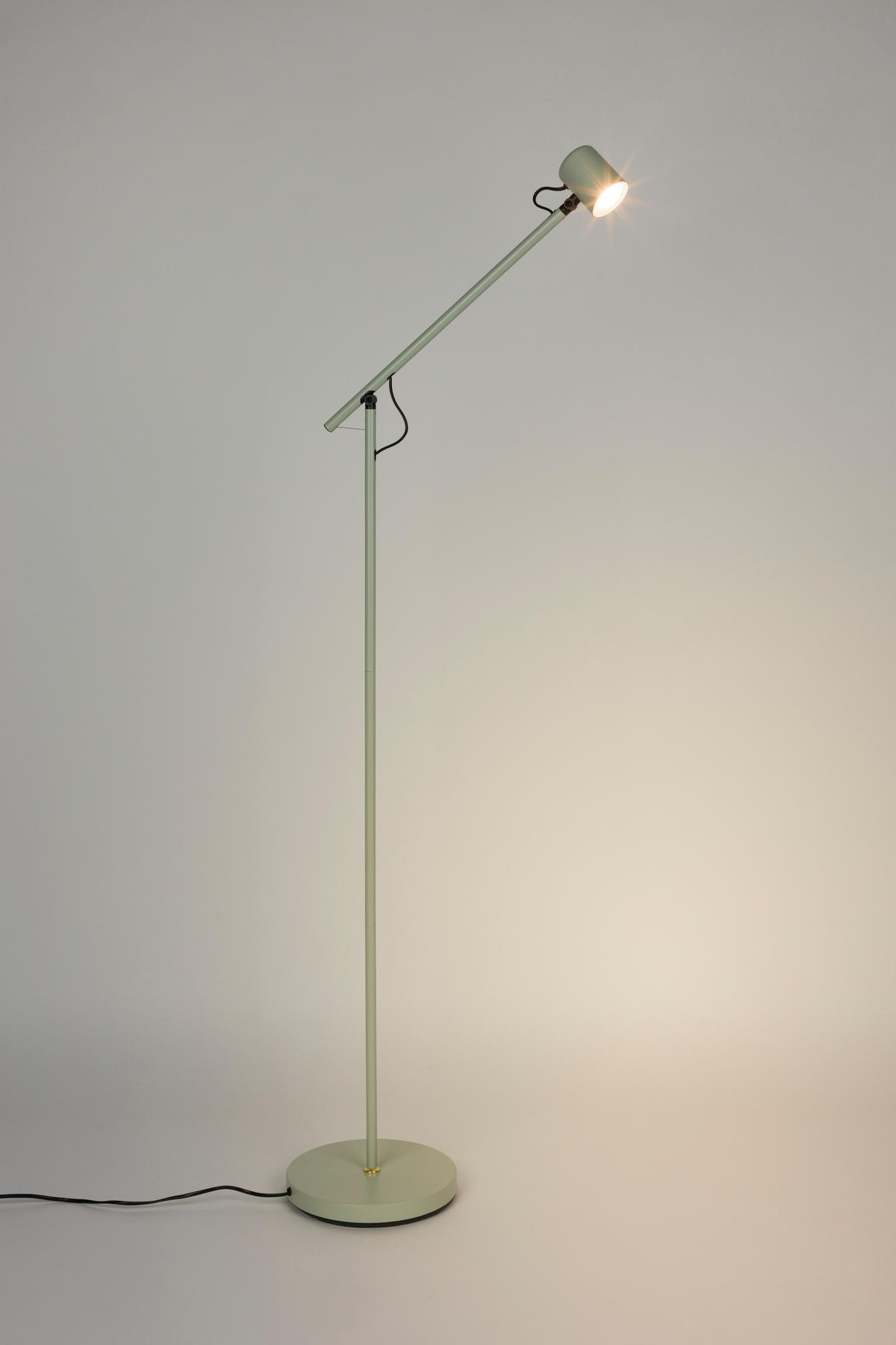 STEHLAMPE Aero - Grün - 57.5/25/120 cm - Grün, Metall (57.5/25/120cm)