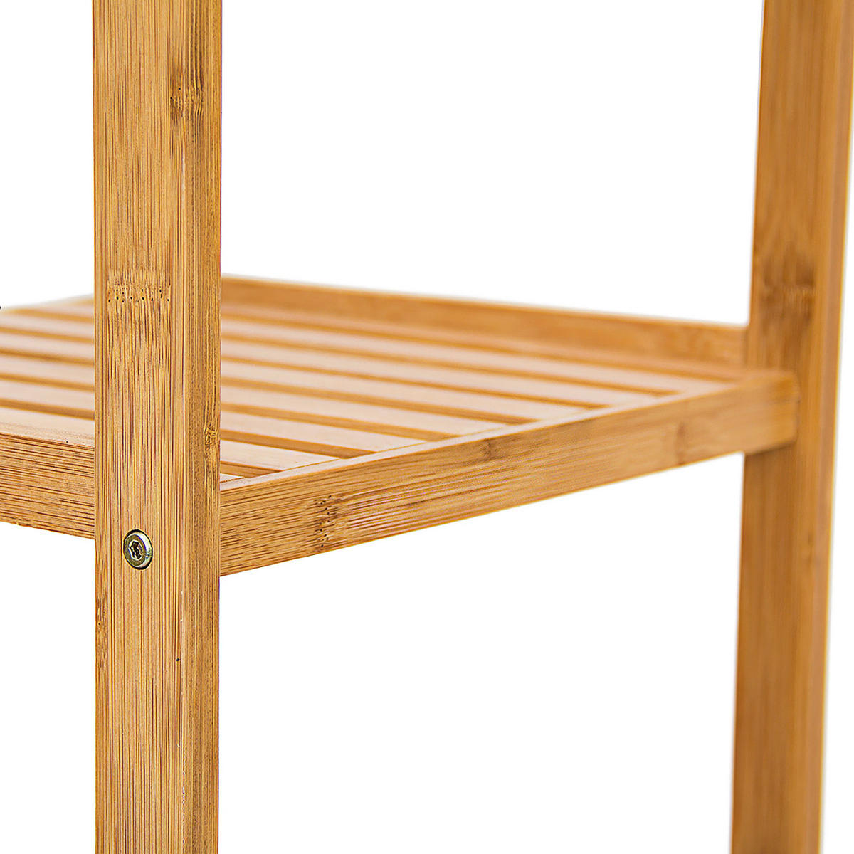 BADREGAL - Hellbraun, Holz (33/110/34cm) - Relaxdays