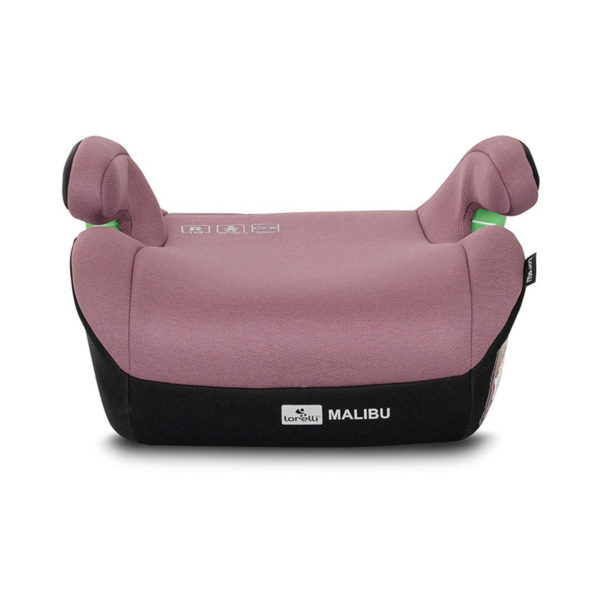 KINDERSITZERHÖHUNG Malibu rosa 125-150cm Isofix abnehmbarer Bezug Armlehne - Rosa, Kunststoff (42/23/40cm) - Lorelli