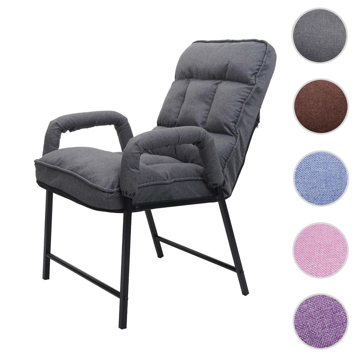 ESSZIMMERSTUHL Grau - Grau, Textil (57/96/111cm) - MCW