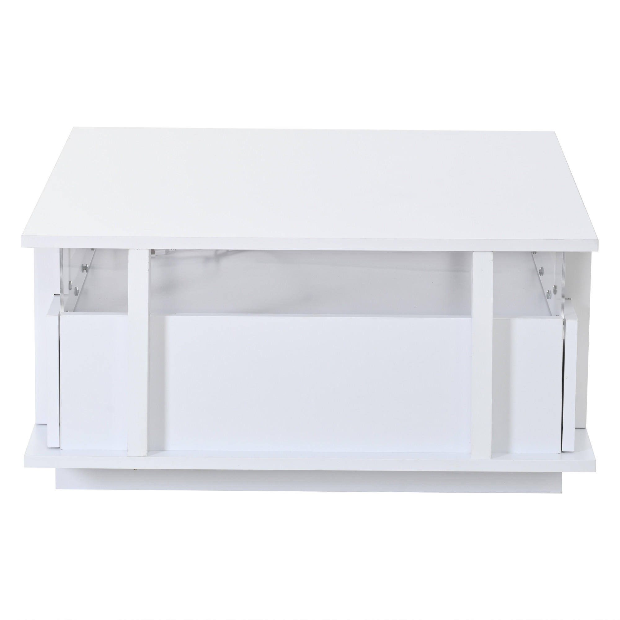 COUCHTISCH Weiß - Weiß, Holzwerkstoff (70/70/35cm)