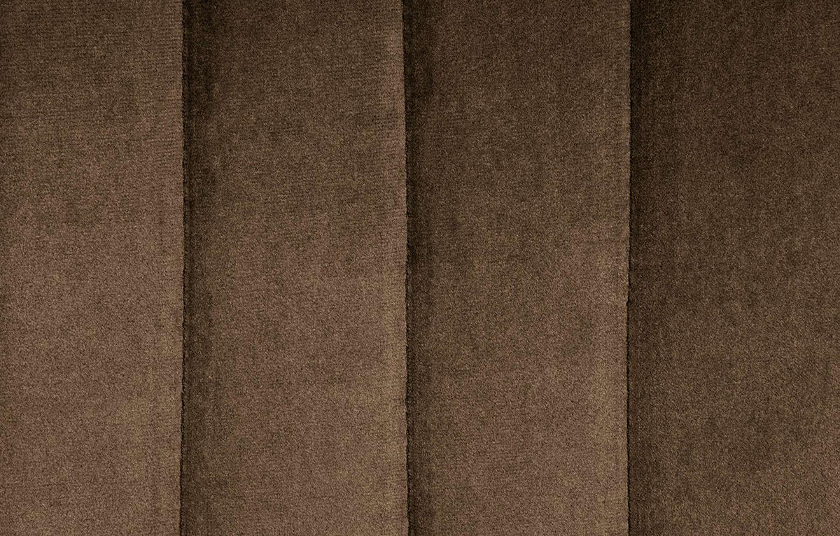 BARHOCKER Tolor Samt chrom braun - Chromfarben/Braun, Textil/Metall (49.5/112/50cm) - TPFLiving