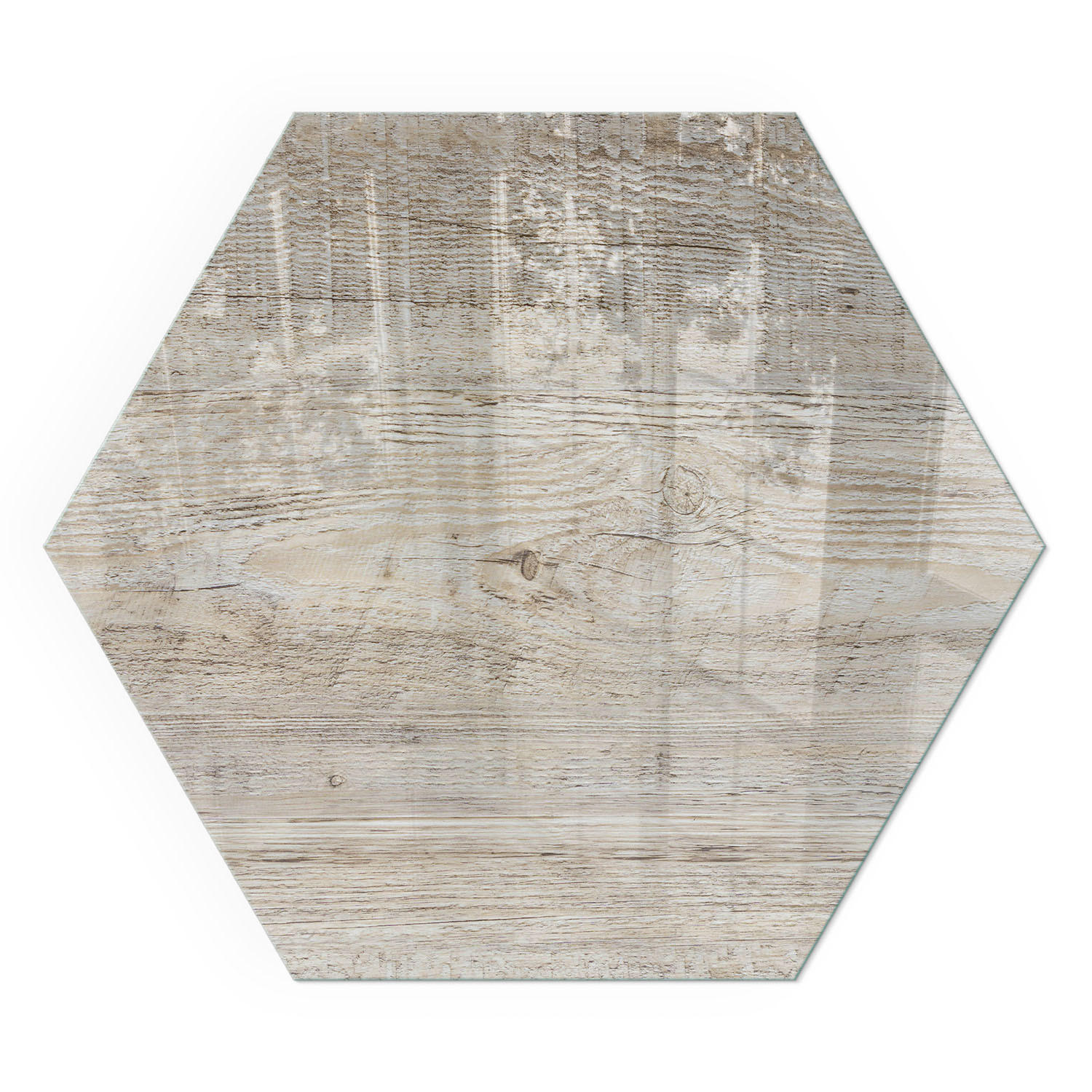 GLASPLATTE für Kamin h40 cm - Beige, Glas (40/40/0.4cm) - TULUP