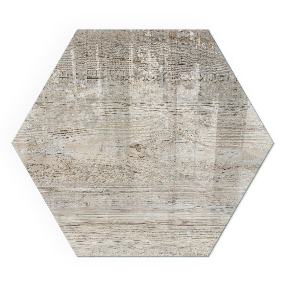 GLASPLATTE für Kamin h40 cm - Beige, Glas (40/40/0.4cm) - TULUP