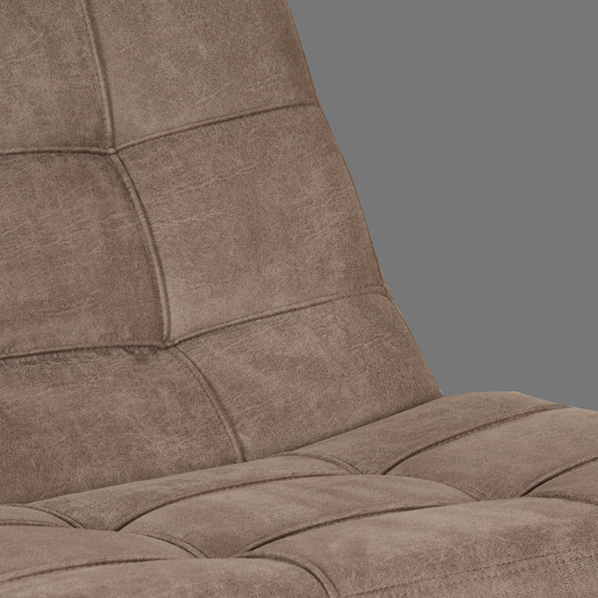 SESSEL Alvar Taupe 57/53/83 cm - Taupe, Textil (53/83/57cm) - LABEL51