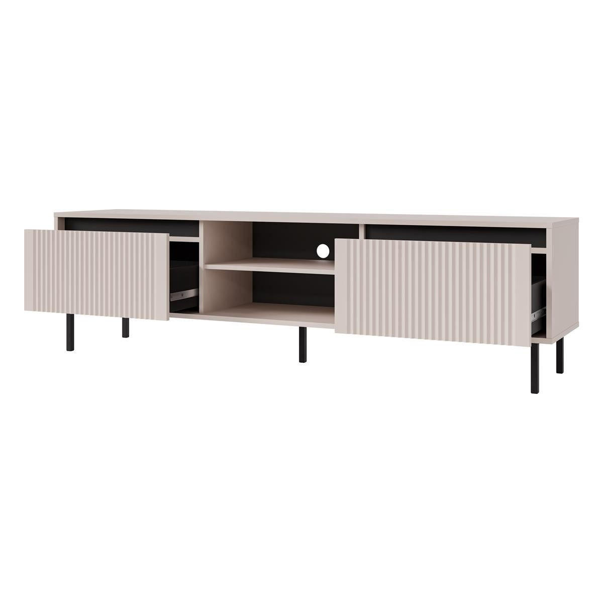 TV-SCHRANK auf Füßen CIAO beige - Beige, Holzwerkstoff (178/65/40cm)