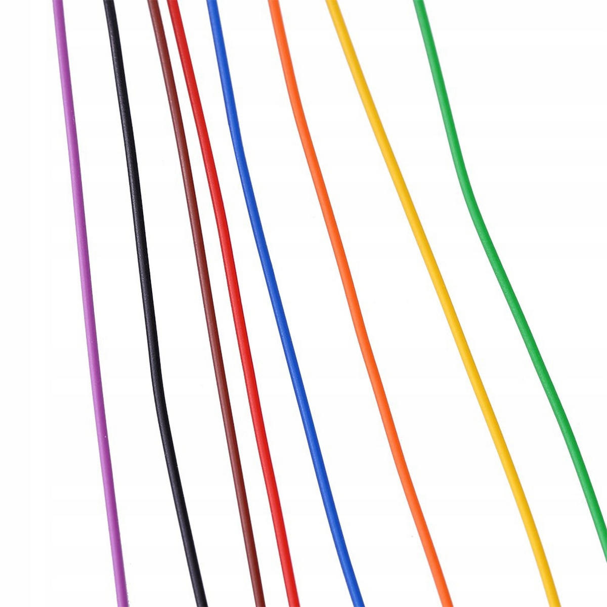 KABEL Kynar - 200 m, Litze Ø 0,25 mm AWG 30, Außendurchmesser 0,6 mm, verzinntes Kupfer, 300 V, -60 bis 105 °C - Multicolor, Kunststoff/Metall (10/10/10cm)