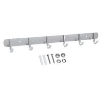 HAKENLEISTE 46/4.7/4.7 cm - Silberfarben, Metall (4.7/4.7/46cm) - Intirilife