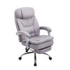 BÜROSTUHL XL Troja, Stoff Grau - Grau, Textil/Metall (67/122/67cm) - TPFLiving