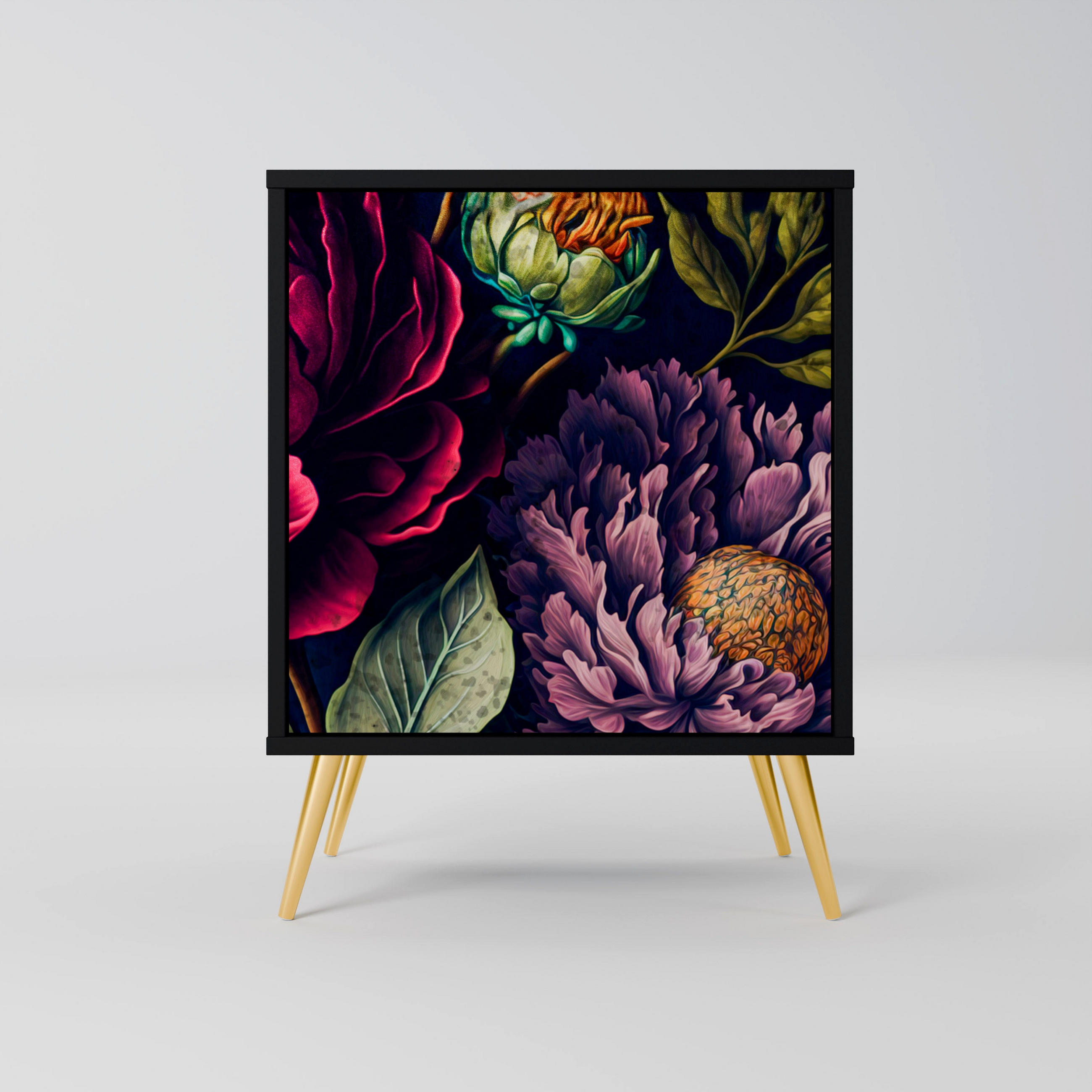 SpaceRebels Sideboard Schwarz 57.5x75.5x42 cm