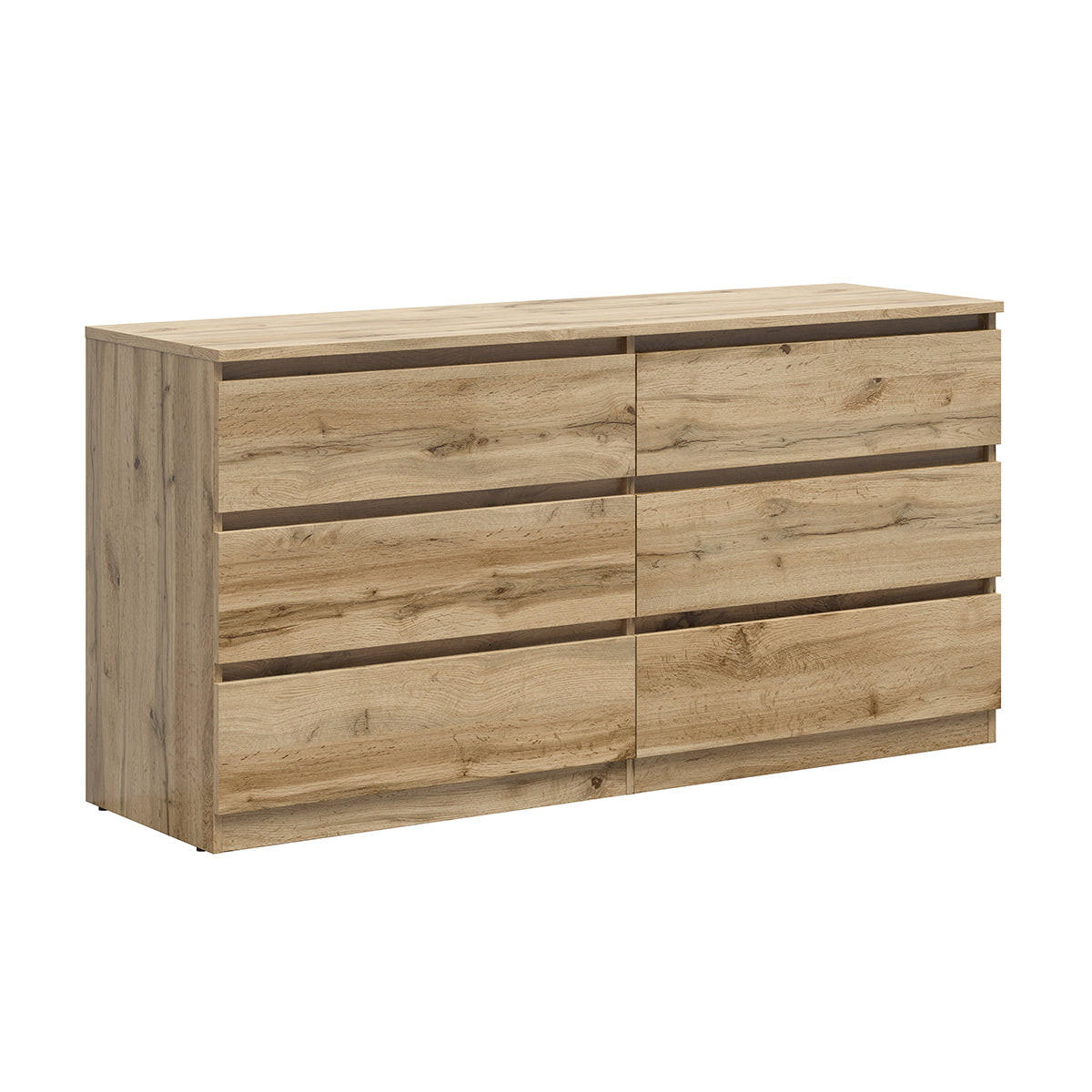 KOMODA Edwin Dřevo - hnědá, kompozitní dřevo (150/75/45cm) - Petits-meubles