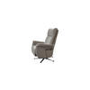 RELAXSESSEL NAMA Taupe Webstoff - Taupe/Schwarz, Textil/Metall (78/111/86cm) - KAWOLA