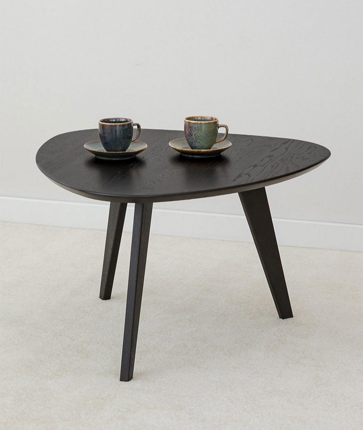 COUCHTISCH Orbetello Schwarz 96 / 95 / 50cm - Schwarz, Holz (95/96/50cm) - Feldmann-Wohnen