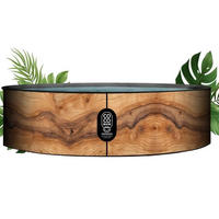 POOL Aruba aufblasbar Durchmesser 250 cm - 2700 Liter - Motor 2240 W - Für bis zu 6 Personen - Braun, Kunststoff (250/70/70cm) - COCO SPA