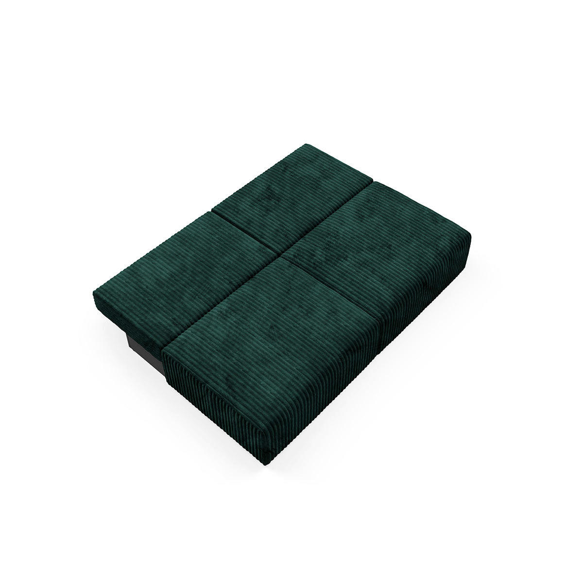 SOFA Angela 3 Sitzplätze Tannengrün - Grün, Holz (216/86/102cm) - Petits-meubles