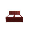 BOXBETT KIDA mit Matratze H3, Bonell und Topper 160x200 Curio 57 - Rot, Textil (160/200cm) - Bedante