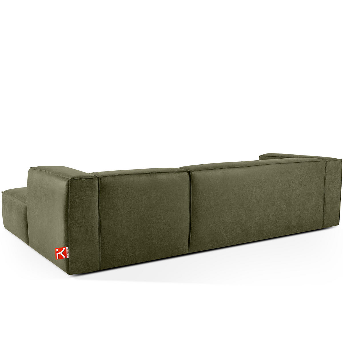 ECKSOFA RECHTS FEROX, Grün - Grün, Holz/Holzwerkstoff (300/175cm) - KONSIMO®